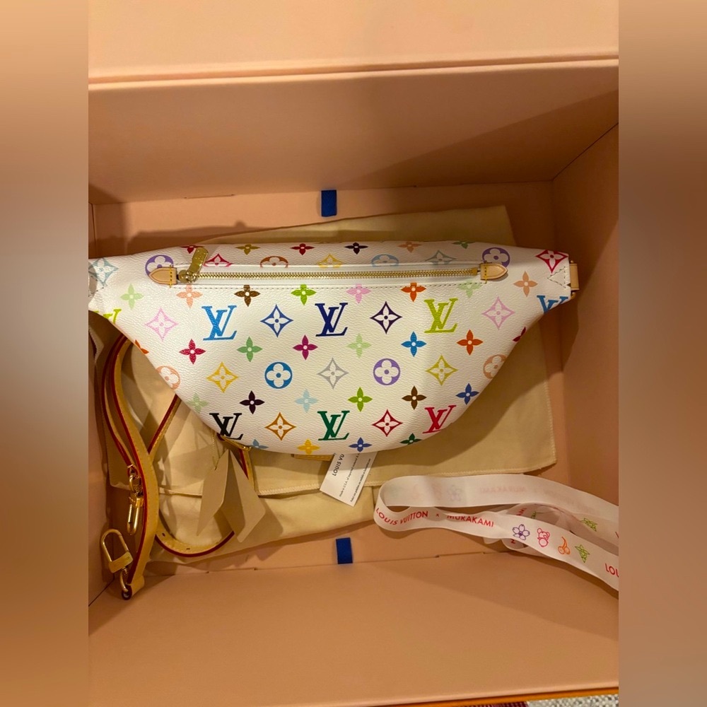 ***SOLD*** Louis Vuitton x Murakami 2025 Multicolor Monogram High Rise Bag- NWT - Picture 6 of 11